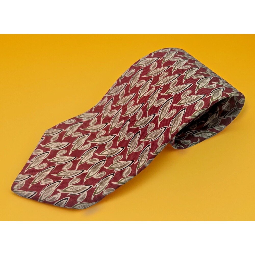 Jos. A. Bank Executive‎ Collection 100% Silk Men’s Tie In Red. Made in USA